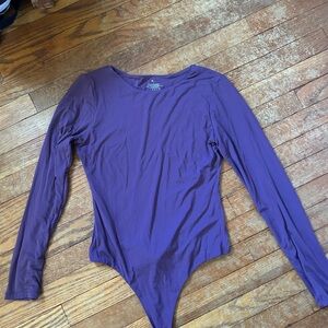 Purple Long Sleeve Bodysuit
